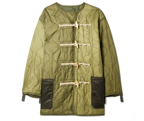 Army green quilted jacket – R13